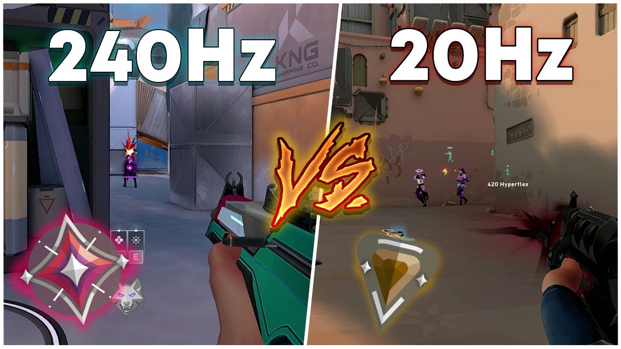 240hz VS 60hz VS 30hz Aras ndaki Fark Test Ettim VALORANT YouTube