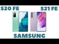 Samsung S21 FE и Samsung S20 FE / Сравнение / В чем разница ?