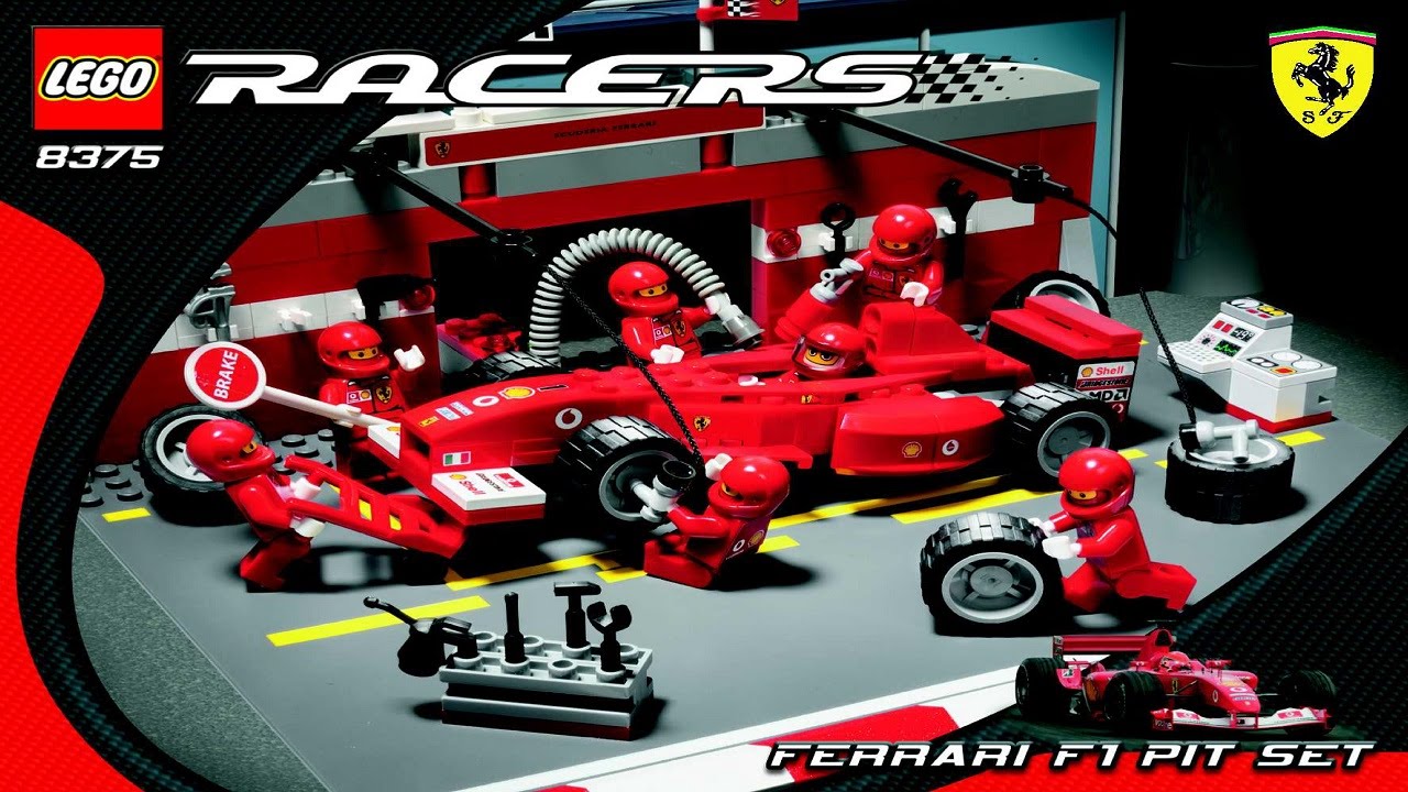 8375 LEGO Ferrari F1 Pit Set (Instruction Booklet) - YouTube