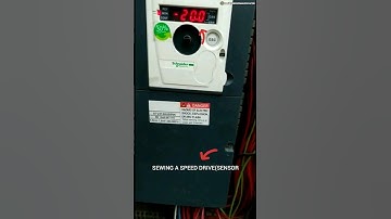 Tower Crane Sewing Speed Drive Sensor Setting Short Video #TowerCrane