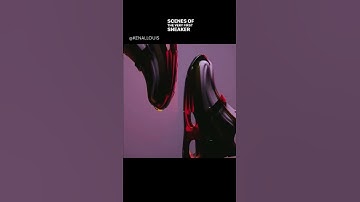 The very first 3D Sneaker model renders ✍🏾 🎨 Shoe Design In 3D #fashion  #shorts