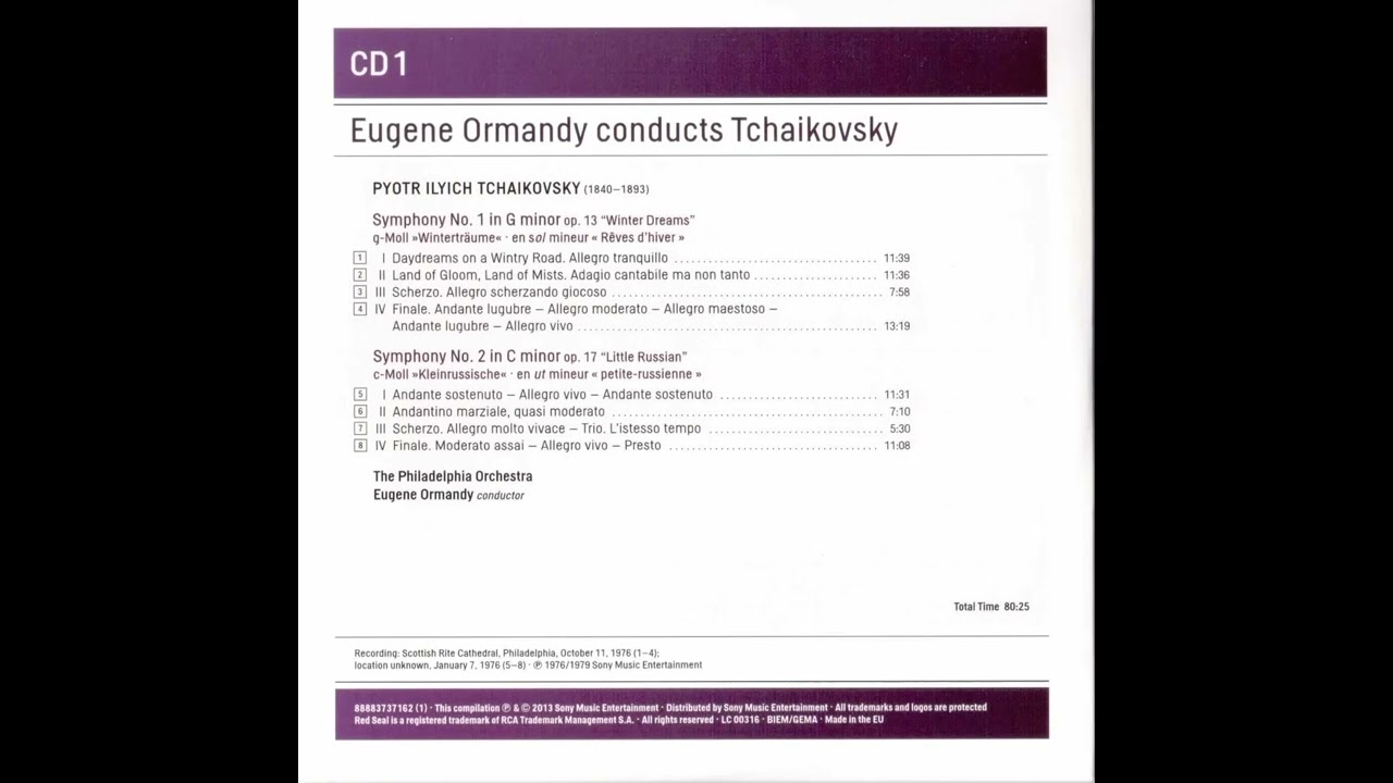 Philadelphia Orchestra, Eugene Ormandy Eugene Ormandy conducts
