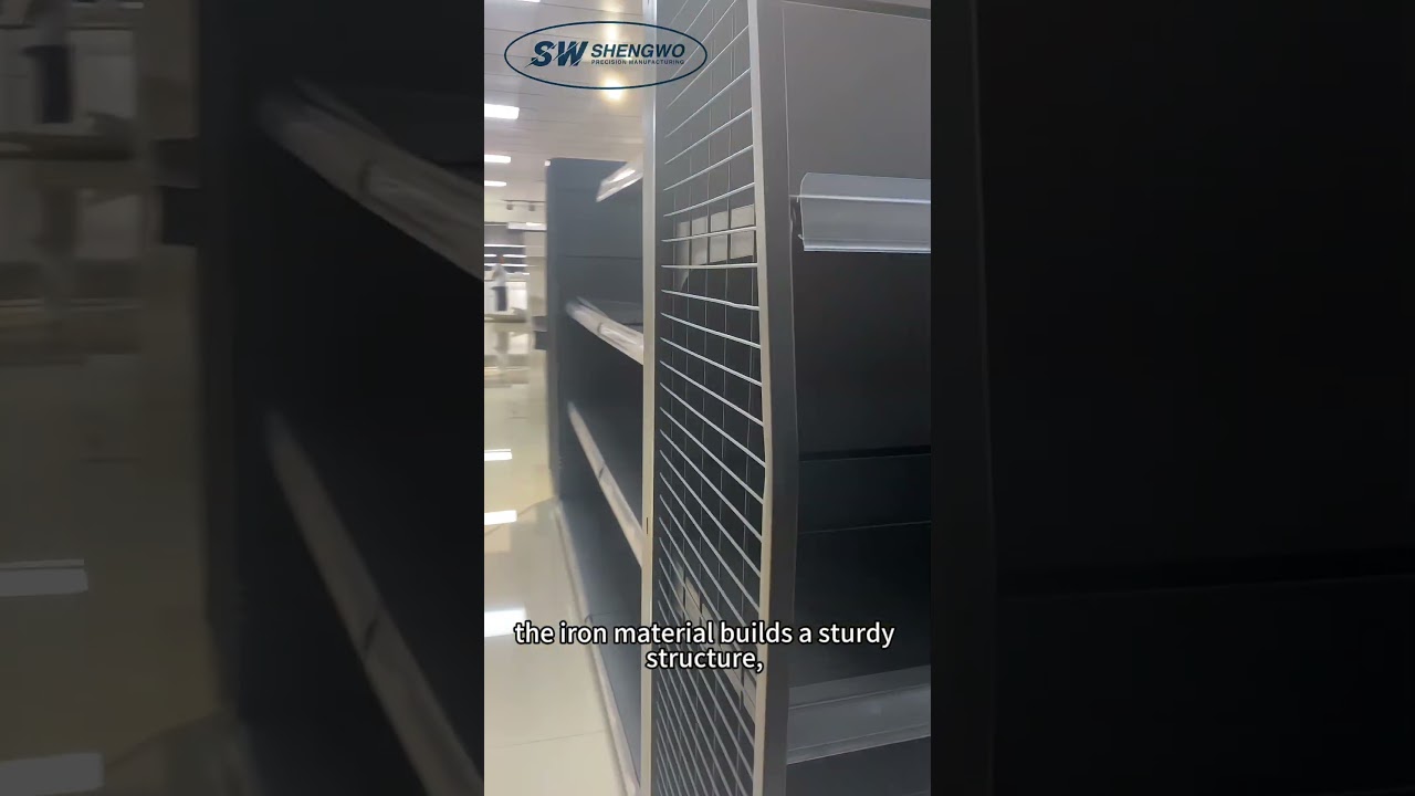 🛒Shengwo Customized Supermarket Display Racks | Stable, Durable, and Efficient