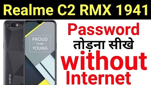 How to break Realme C2 password? How to break Realme C2 pattern? How to open Realme lock?