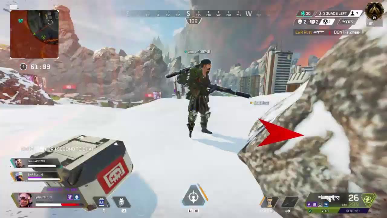 Happy Birthday King Bum! BumSquad celebration on apex lol