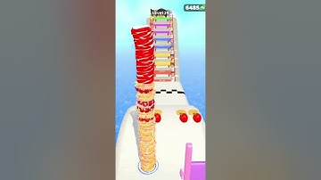 Pancake run ! Satisfying video All level gameplay,  Android ios