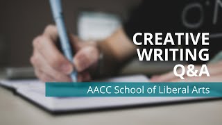Hear what students have to say about AACC's Creative Writing Program!