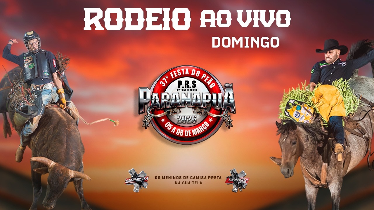 PARANAPUÃ-SP 2026 | DOMINGO (AO VIVO)