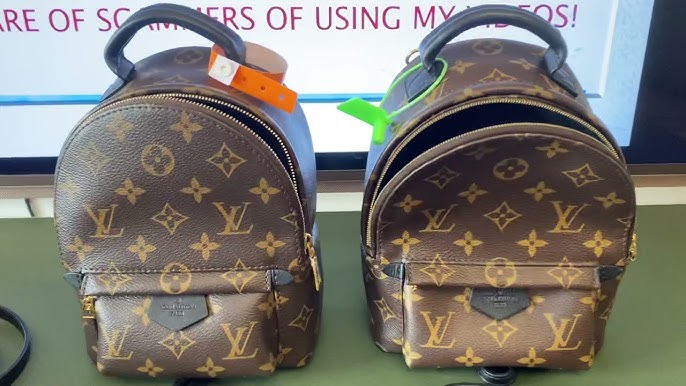 FAKE OR REAL? Is Your Louis Vuitton Palm Springs Backpack Authentic?! 