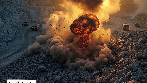 60 Epic Mine Blasting Moments: The Explosive Force of Open-Pit Mining