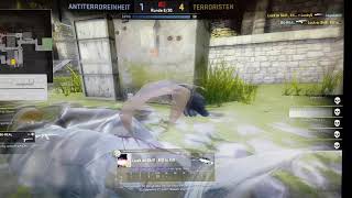CS Go aztec , awp smoke kill and Grenade save the round