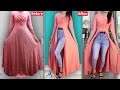 Convert Old Gown/kurti into Fancy Slit Dresses