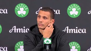 Joe Mazzulla PostGame Interview | Detroit Pistons vs Boston Celtics