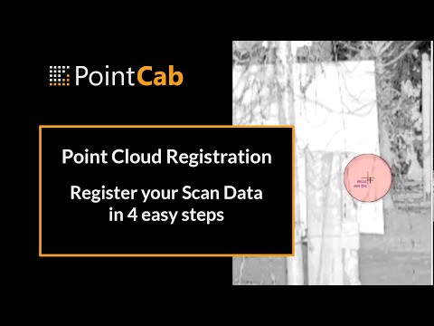 Point cloud registration in 4 easy steps with PointCab