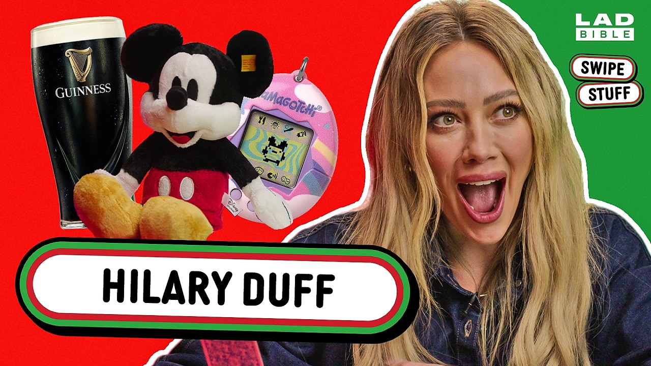 Hilary Duff Reacts To ASMR, Guinness, and Retro Tamagotchis | Swipe Stuff