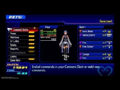 Kingdom Hearts: Birth by Sleep Final Mix Playthrough: Leveling up and ...