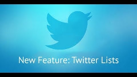 How To Use Twitter Lists