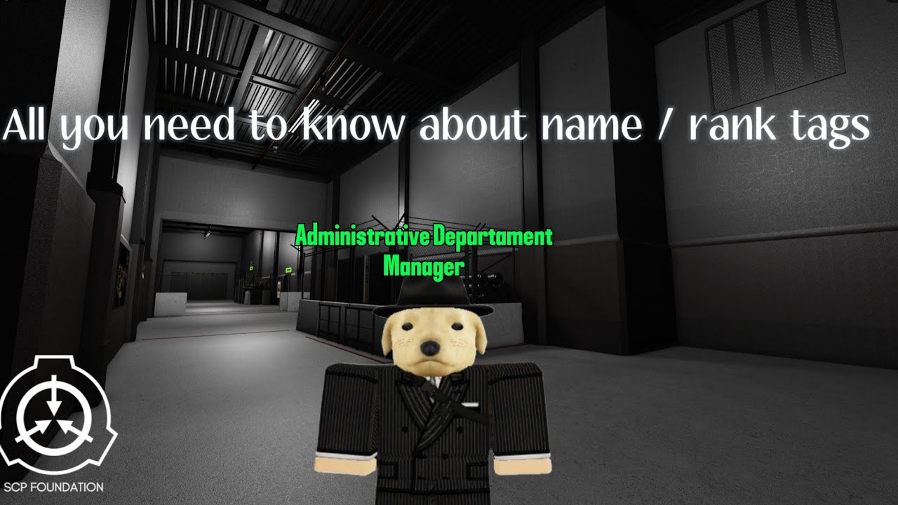 All you need to know about name tags and ranks tags [SCP RP] - YouTube