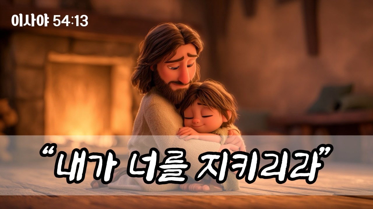[자녀기도 1] 🎵 듣기만 해도 기도가 되는 찬양 | 이사야 54:13 말씀 찬양