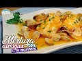 Merluza con almejas a la marinera ¡Súper fácil y espectacular! Paso a paso. Loli Domínguez