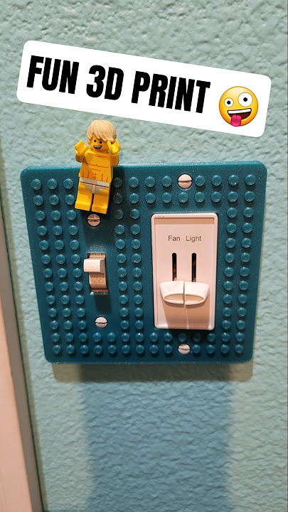 LEGENDARY 3D Print??? The BEST Light Switch Covers! 💡🤯