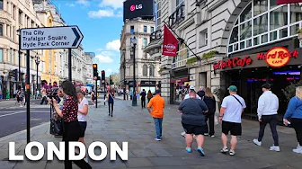 🌞London Streets in Summer 2025 | Relaxing Walk in Central London [4K Ultra HD]