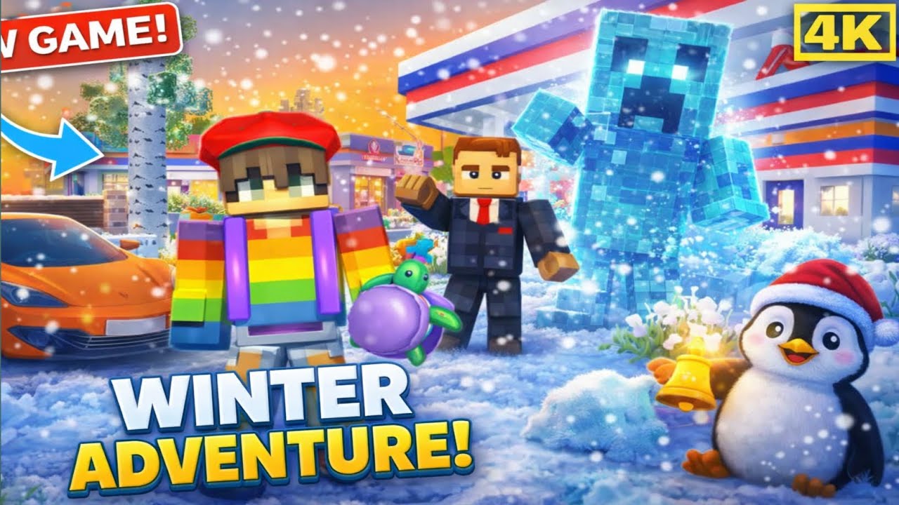 WINTER ADVENTURE ! GAME OMG 😱