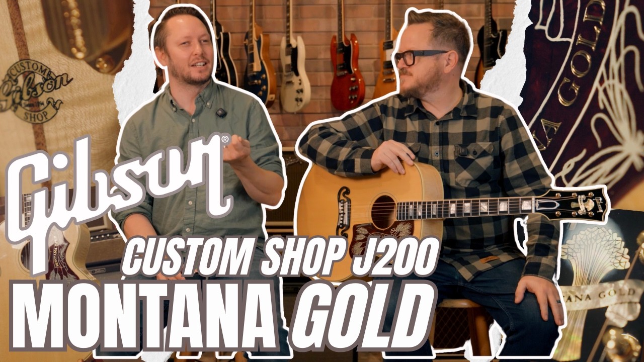Is This the Most Beautiful Gibson Ever? | Montana Gold Custom Shop