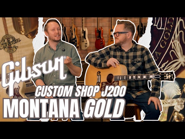 Is This the Most Beautiful Gibson Ever? | Montana Gold Custom Shop