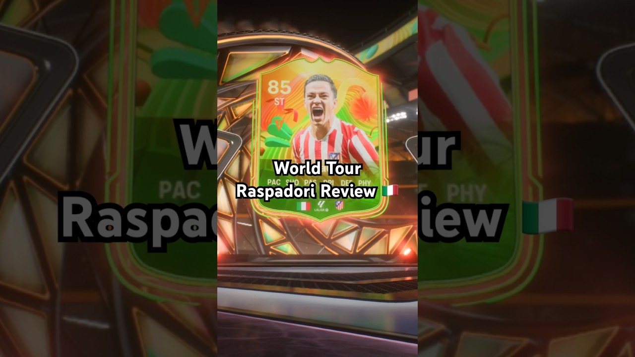 World Tour Raspadori Review 🇮🇹 FC 26 Ultimate Team 