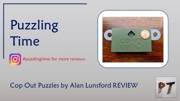 Cop Out Puzzles by Alan Lunsford REVIEW