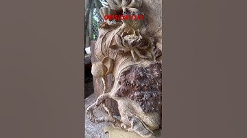 Chế tác gỗ lu (ngọc gỗ) tác phẩm liền khối thủ công Mỹ nghệ, vân gỗ hoa đẹp tự nhiên