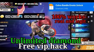 Free fire diamond hack | Unlimited diamond vip hack | New mod menu free fire screenshot 4