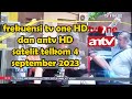 Frekuensi tv one dan antv telkom 4 terbaru 2023