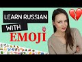200 Russian Words with EMOJI