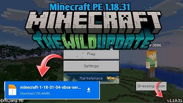 Minecraft PE 1.18.31 OFFICIAL version Released || Fixed lag & Crashed Problem