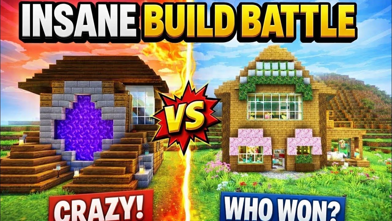 I DESTROYED My Friend in Minecraft Build Battle! - YouTube