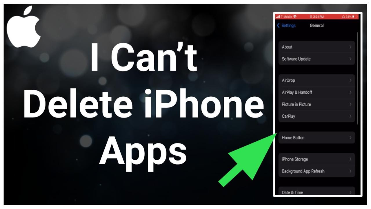 How To Fix When You Cant Delete Apps On iPhone