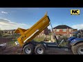 Nc 925 25t hardox body dump trailer