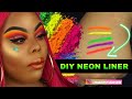 Easy DIY Neon Liner | Create Your Own Neon Liner | MakeupbyShanShan