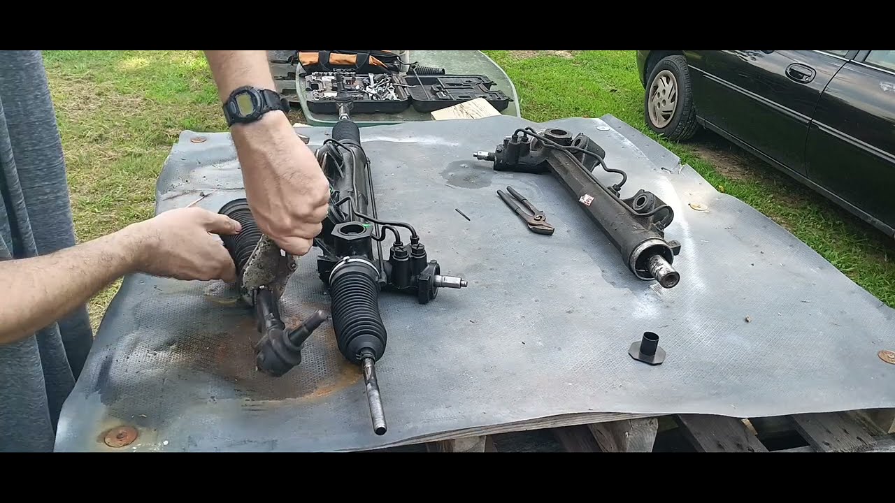 1998-2000 Ford Ranger 2.5 2wd Steering Rack Prep & Install with ...