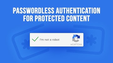 Passwordless Authentication for Protected Content