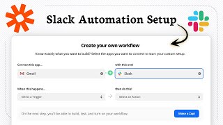 How to Connect Slack to Zapier (sync slack workflows)