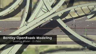 I-10 Connect in El Paso Existing 3D Visualization Model Based on As-Builts