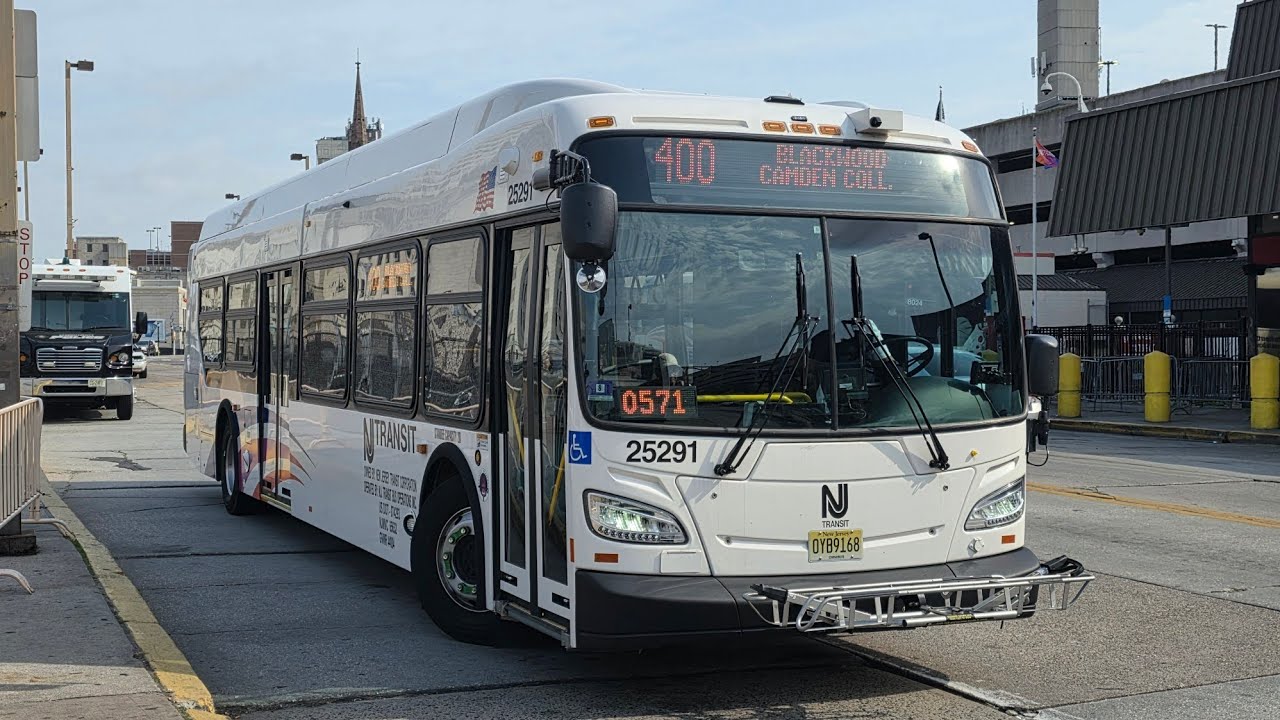 NJ Transit Ride: 2025 New Flyer XD40 25291 on Route 400 - YouTube