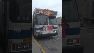 Queens, New York - Q47 Bus - Full Bus Route - Hybrid Electric Bus Orion VII HEV