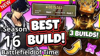 CERBERUS 15s BATTLEFIELD OF TIME BEST BUILD GUIDE! 3 BUILDS! [Solo Leveling: Arise]