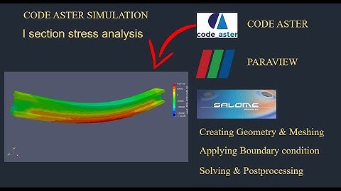 I section Static stress analysis using code aster|salome meca tutorials-74
