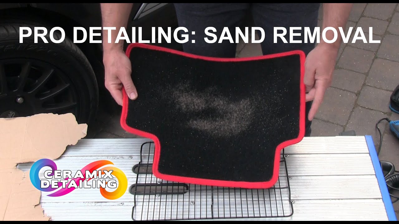 Pro Detailing: Sand Removal From Car Mats \U0026 Carpet | Detailing Hack