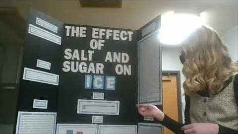 The Effect of Salt and Sugar on Ice   SD 480p
